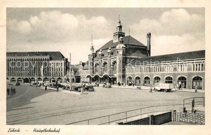 Luebeck Hauptbahnhof Hansestadt