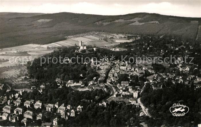 Koenigstein Taunus Hoehenluftkurort Fliegeraufnahme