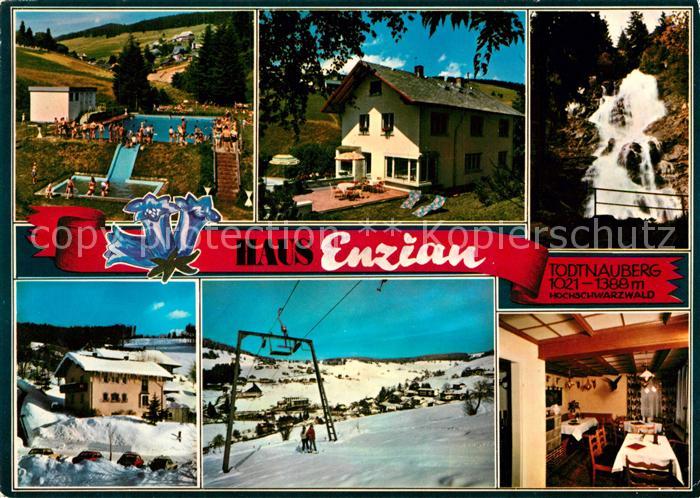 Todtnauberg Gaestehaus Pension Haus Enzian Freibad Wintersportplatz Schwarzwald