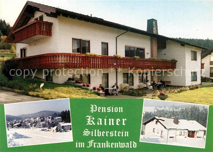 Silberstein Geroldsgruen Pension Kainer im Frankenwald Winterlandschaft