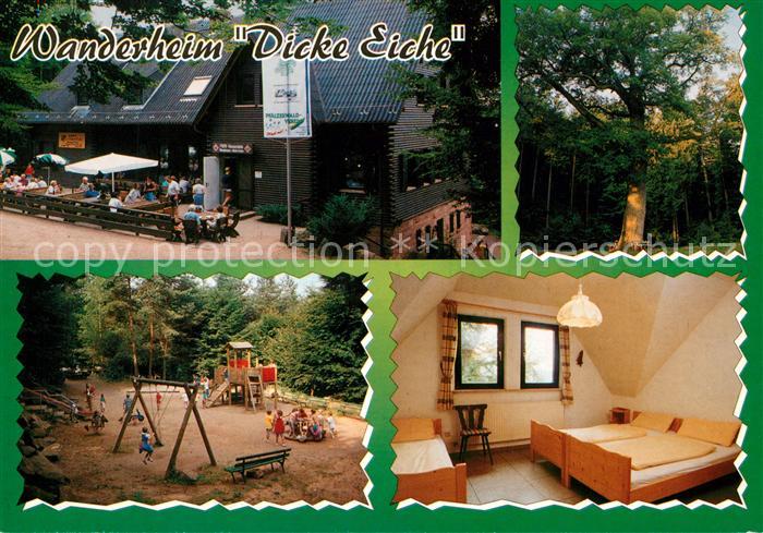 Hauenstein Pfalz Wanderheim Dicke Eiche Kinderspielplatz Zimmer