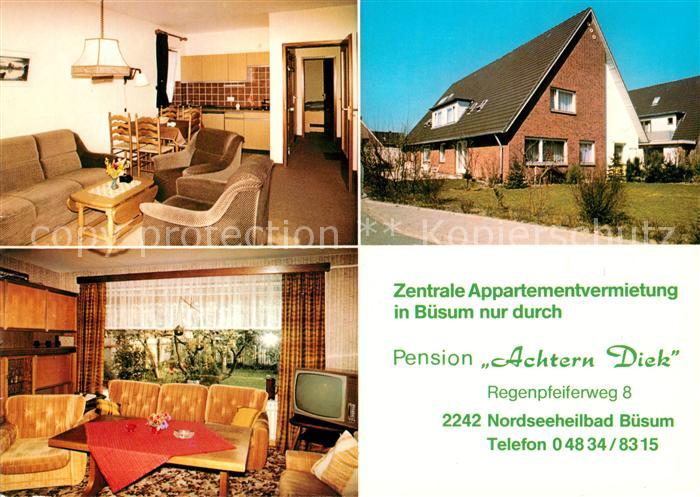 Buesum Nordseebad Pension Achtern Diek Ferienappartments