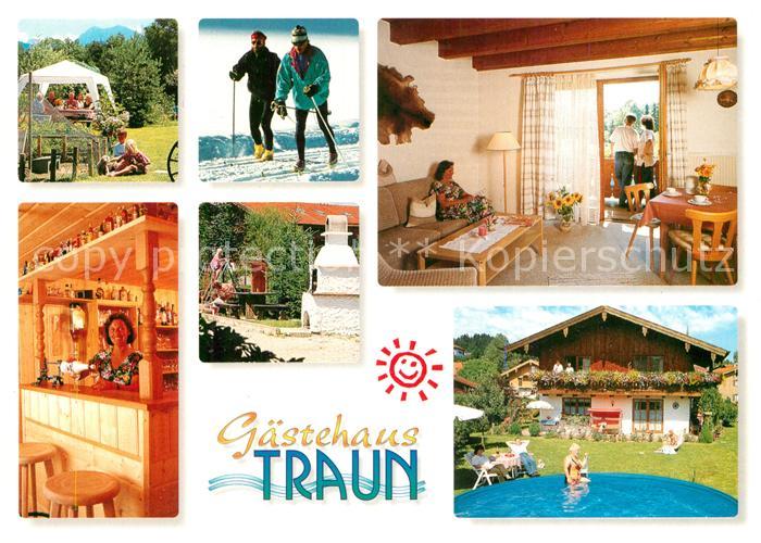 Hammer Siegsdorf Gaestehaus Traun Swimming Pool Grillplatz Skilanglauf