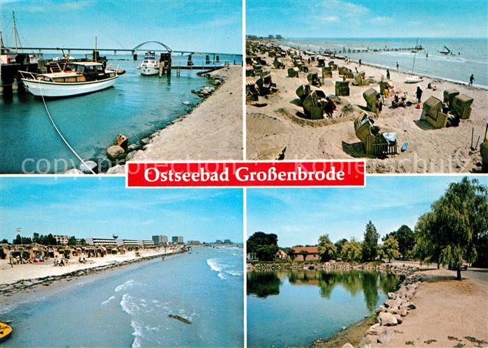 Grossenbrode Ostseebad Hafen Strand