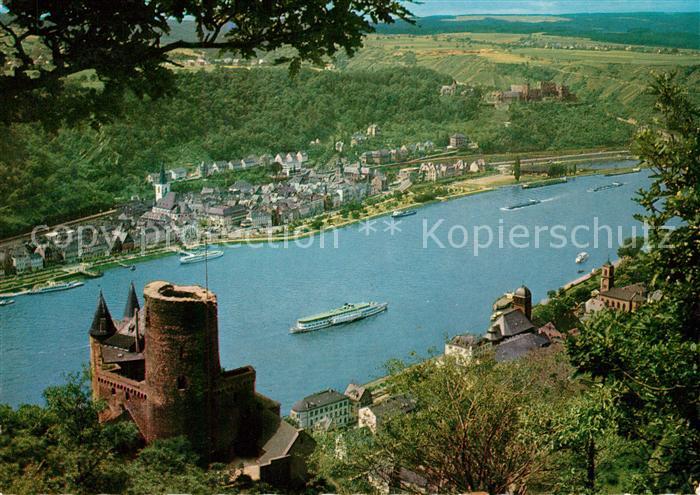 St Goar St Goarshausen Burg Katz Ruine Rheinfels