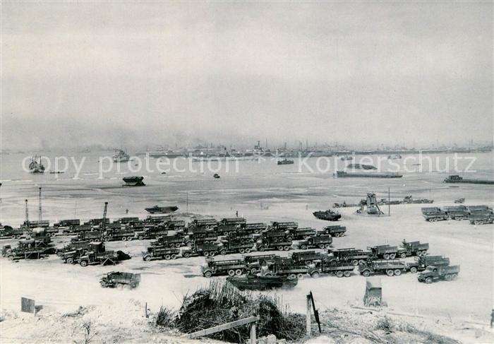 Sainte-Marie-du-Mont Manche Utah Beach Militaer Kriegsflotte 2. Weltkrieg