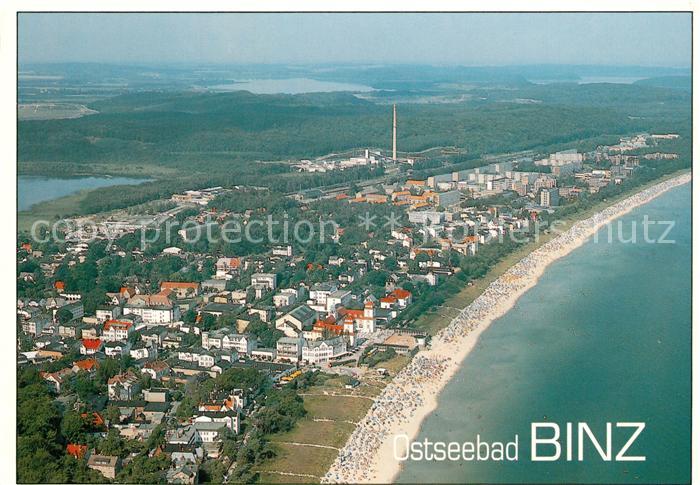 Binz Ruegen Ostseebad Fliegeraufnahme