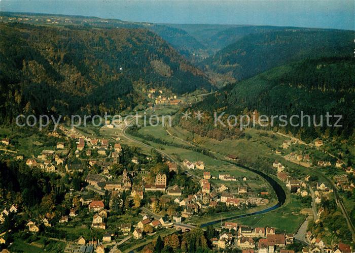 Hirsau Luftkurort Schwarzwald Fliegeraufnahme