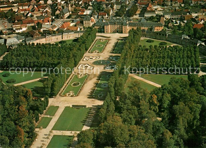 Schwetzingen Schloss Schlossgarten Fliegeraufnahme