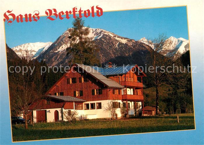 Oberstdorf Gaestehaus Berktold Allgaeuer Alpen