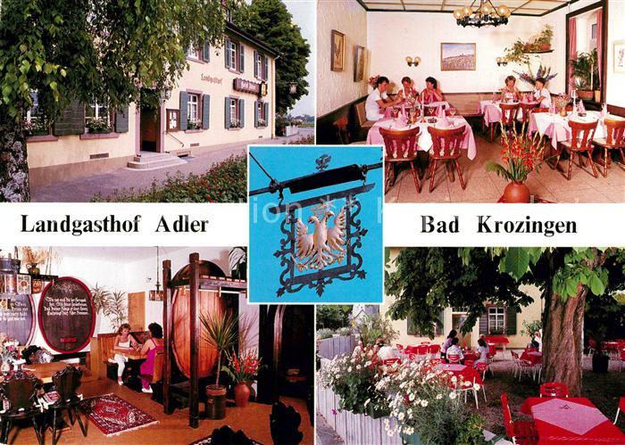 Bad Krozingen Landgasthof Adler Restaurant Terrasse
