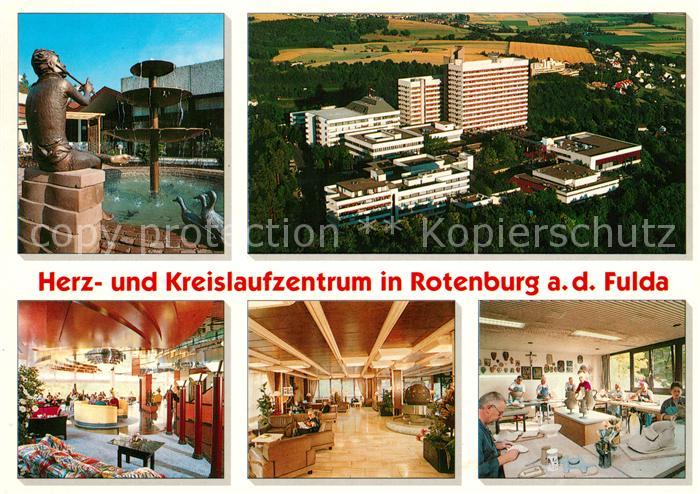 Rotenburg Fulda Herz- und Kreislaufzentrum Brunnen Klinik Fliegeraufnahme