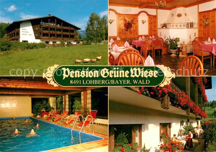 Lohberg Lam Pension Gruene Wiese Restaurant Hallenbad