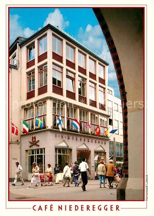Luebeck Cafe Niederegger Hansestadt