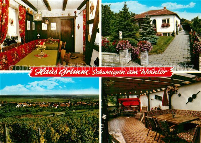 Rechtenbach Schweigen-Rechtenbach Gaestehaus Pension Haus Grimm Landschaftspanor