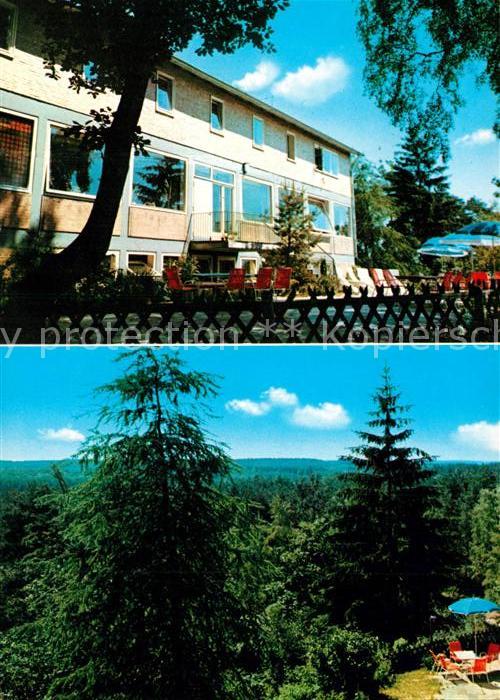 Maschen Johann Simonis Haus Blick ueber die Waelder