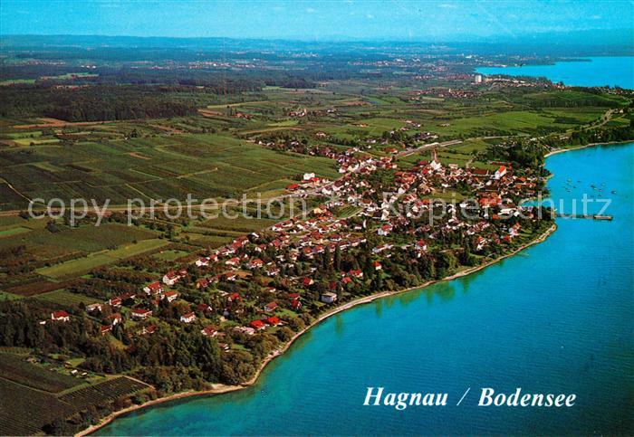 Hagnau Bodensee Weindorf Erholungsort Fliegeraufnahme