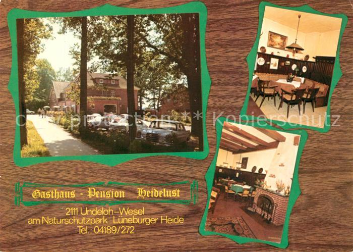 Undeloh Gasthaus Pension Heidelust Kaminzimmer Naturschutzpark Lueneburger Heide