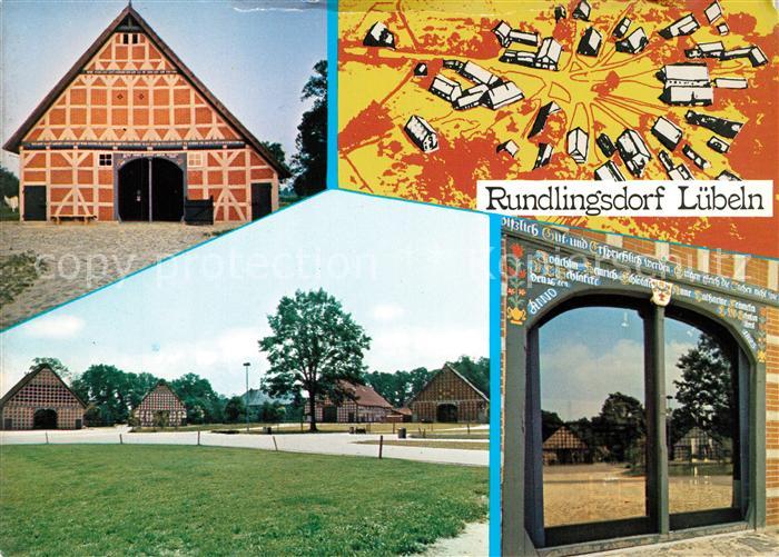 Luechow-Dannenberg Rundlingsdorf Alte Bauernhoefe Vierstaenderhaeuser Bruchwald