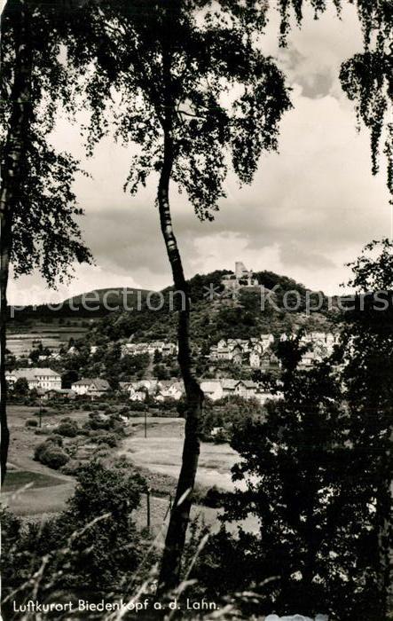 Gladenbach Lahn Hessen Durchblick zum Schloss