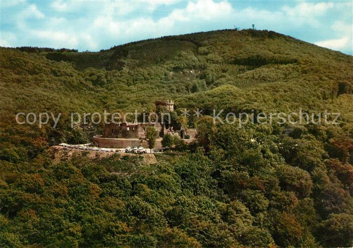 Alsbach Bergstrasse Schloss Burgruine Fliegeraufnahme