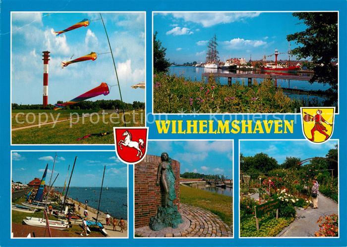 Wilhelmshaven Leuchtturm Panorama Strand Park