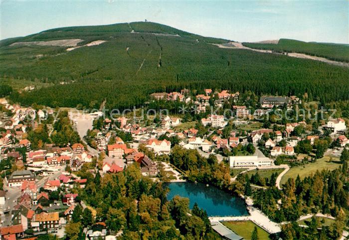 Braunlage Blick zum Wurmberg Fliegeraufnahme