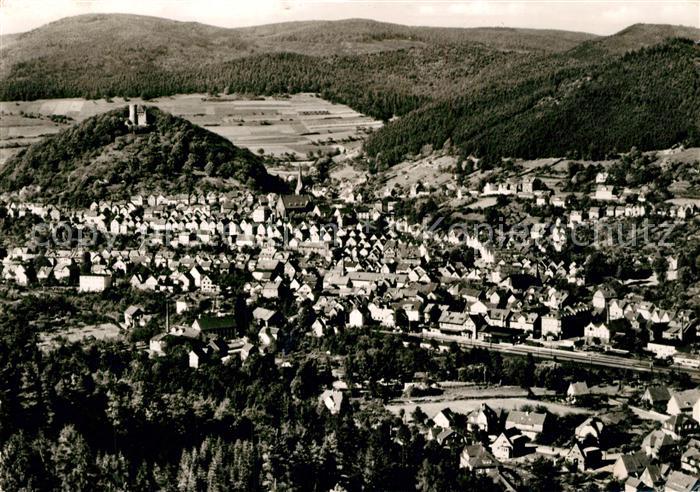 Gladenbach Lahn Hessen Luftkurort Sommerfrische Fliegeraufnahme