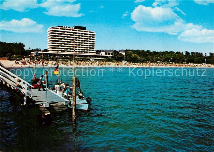 Timmendorfer Strand Bootsanleger Strand Hotel Maritim
