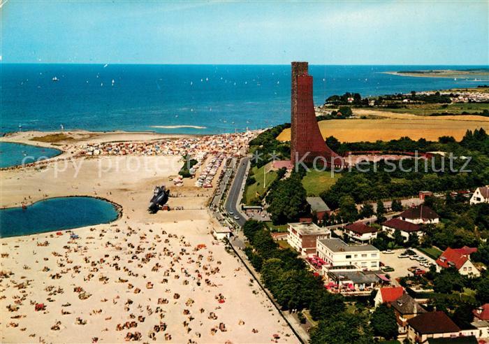 Laboe Ostseebad Strand Marine Ehrenmal Fliegeraufnahme