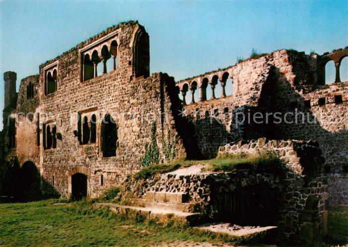 Muenzenberg Burgruine Suedpalais