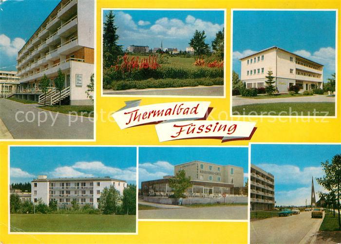 Bad Fuessing Kuranlagen Kurcafe Sanatorien