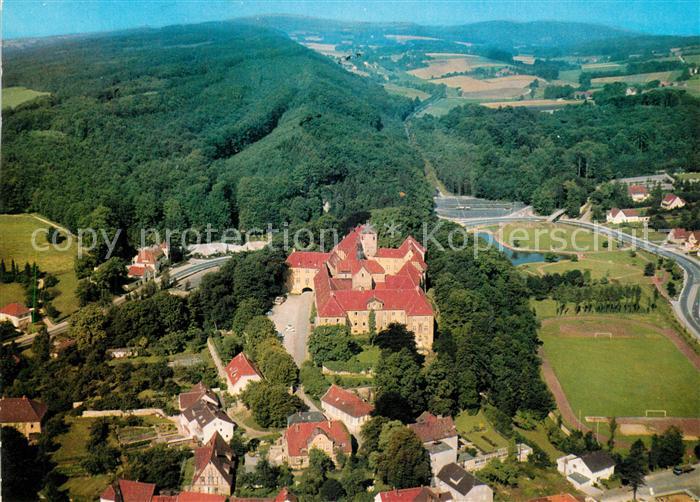 Bad Iburg Schloss Teutoburger Wald Fliegeraufnahme