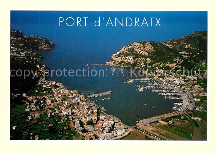 Andratx Port Hafen Fliegeraufnahme