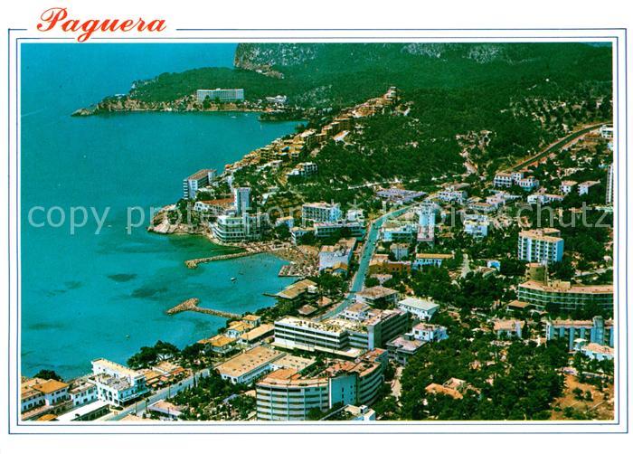 Paguera Mallorca Islas Baleares Kuestenpanorama Fliegeraufnahme