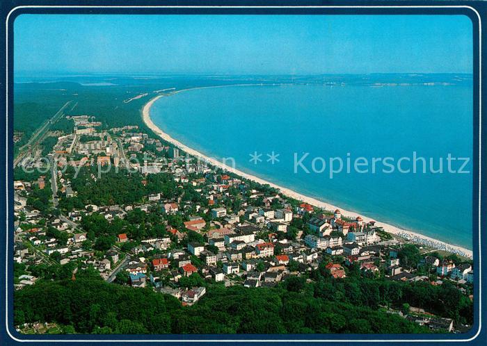 Binz Ruegen Ostseebad Fliegeraufnahme