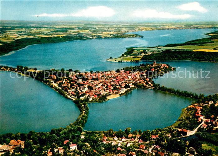 Ratzeburg Naturpark Lauenburgische Seen Fliegeraufnahme