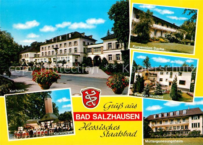 Bad Salzhausen Kurhaus Kurpension Muettergenesungsheim Kurkonzert