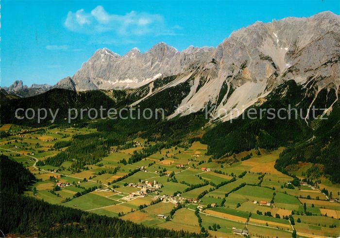 Ramsau Dachstein Steiermark Panorama Dachsteingebirge Fliegeraufnahme