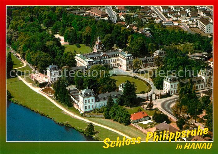 Hanau Main Schloss Philippsruhe Fliegeraufnahme