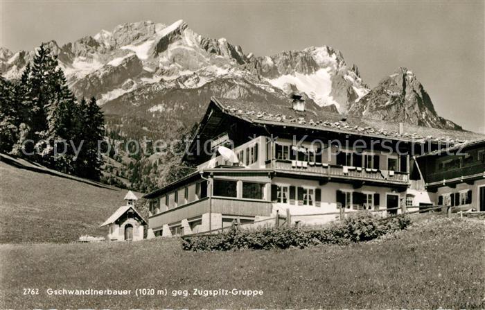 Zugspitze Gschwandtnerbauer Zugspitzgruppe