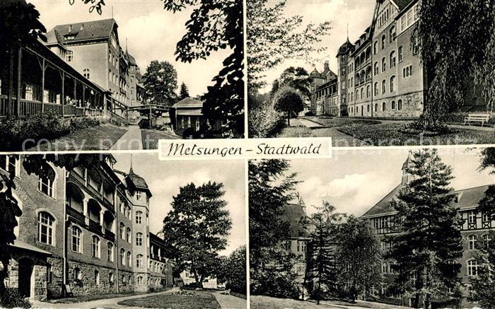 Melsungen Fulda Stadtwald Panorama