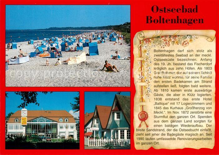 Boltenhagen Ostseebad Strand Kurhaus Chronik