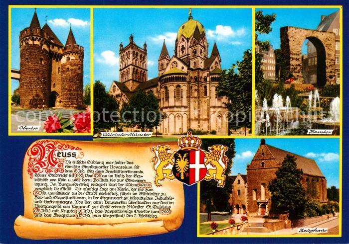 Neuss Obertor Quirinus Muenster Hamtor Zeughaus Chronik