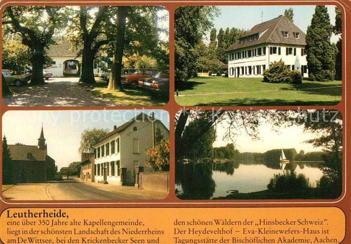 Nettetal Leutherheide Heydevelthof Dorfstrasse Kirche Pfarrhaus Wittsee Chronik