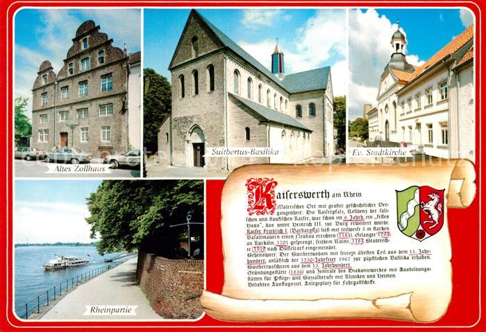 Kaiserswerth Altes Zollhaus Suitbertus Basilika Stadtkirche Rhein Chronik