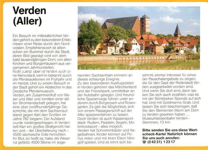 Verden Aller Stadtansicht Chronik