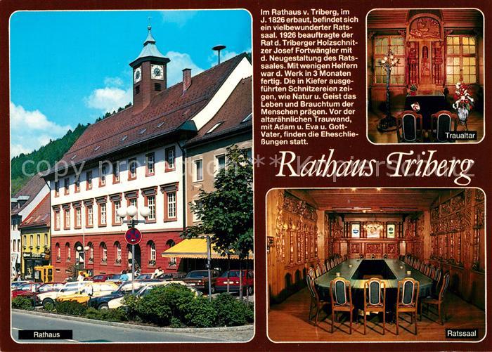 Triberg Schwarzwald Rathaus Ratssaal Traualtar