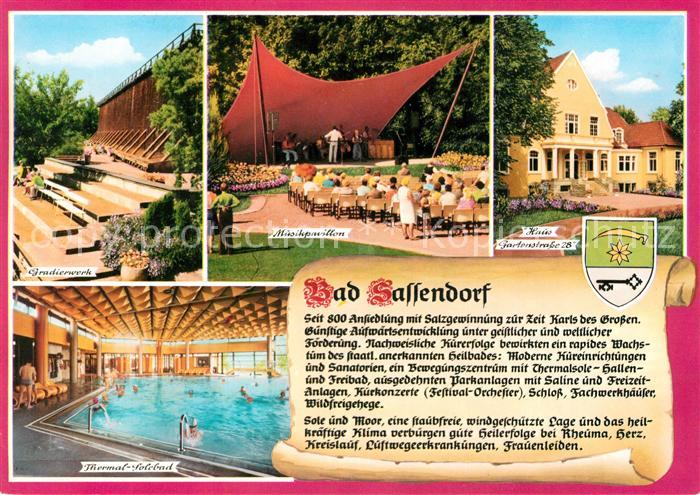 Bad Sassendorf Gradierwerk Musikpavillon Thermalsolebad