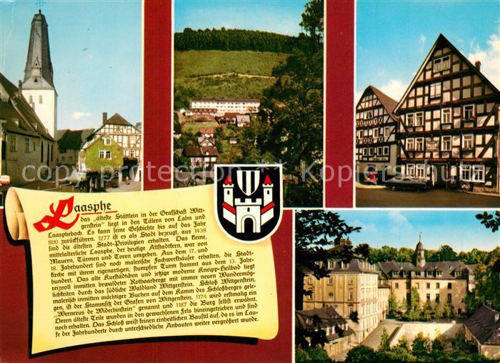 Laasphe BAD LAASPHE NRW Fachwerk Schloss